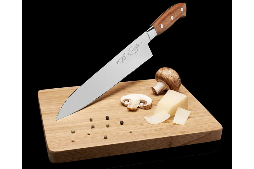 DICK 1778 Koksmes 3-laags staal 24cm Pruimenhouten handvat