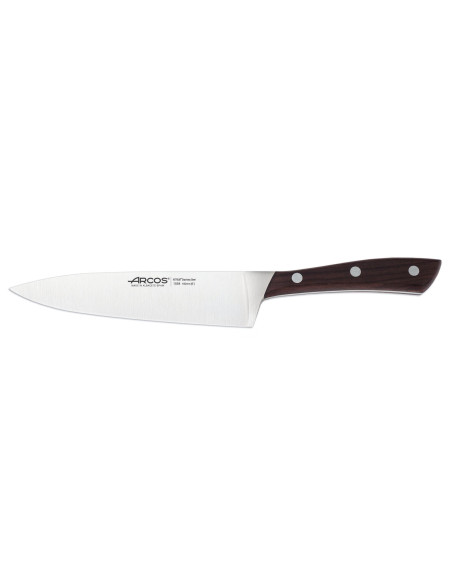 Arcos Natura taottu kokkiveitsi 16cm ruusupuu