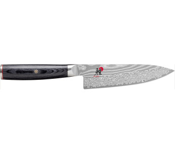 Miyabi 5000FCD japanilainen kokkiveitsi 16cm damascus terä 48 kerrosta pakkawood kahva