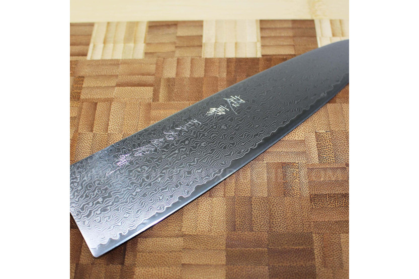 Yaxell SUPERGOU japansk kokkekniv 20 cm 161 lag damaskusblad