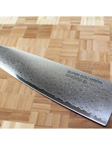 Yaxell SUPERGOU Japans koksmes 20cm 161 lagen damascus lemmet