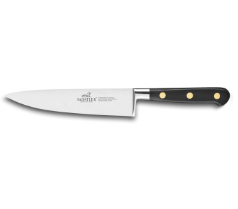 Cuchillo de chef Ideal SABATIER 100% acero inoxidable remaches de latón forjados 15cm de hoja