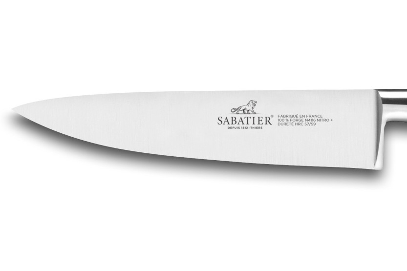 SABATIER Ideal kokkiveitsi 100% ruostumatonta terästä, taotut messinkiset niitit 15cm terä