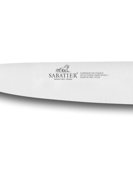 Cuchillo de chef Sabatier Toque blanche 100% forjado 15cm