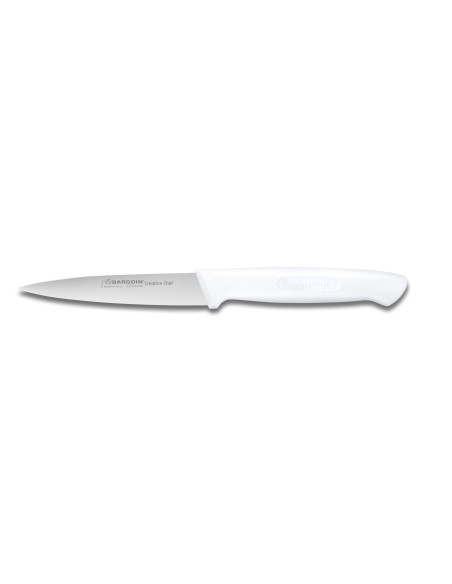 Bargoin Creative Chef Schälmesser 10cm Griff weiß überformt