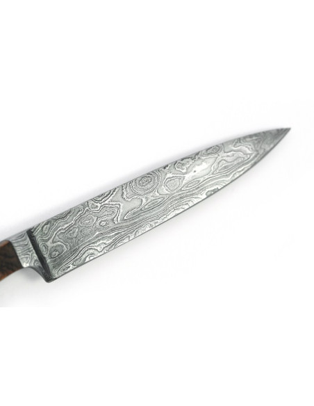 Gude urtekniv 10cm Damaskuskniv | Gude damaskus køkkenkniv