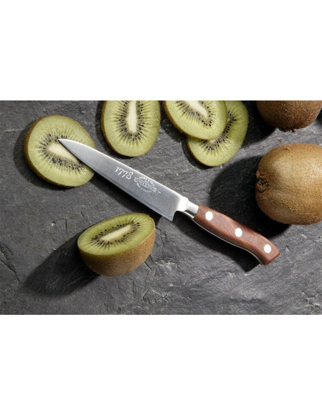 DICK 1778 Urtekniv 3-lags stålblad 12 cm håndtag af blommetræ