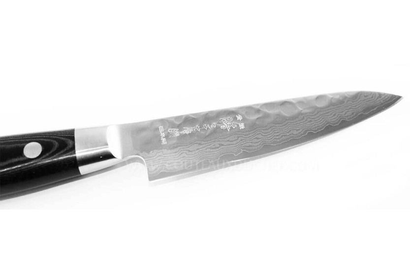 Japanisches Schälmesser Yaxell ZEN Klinge 12cm Damast 37 Schichten