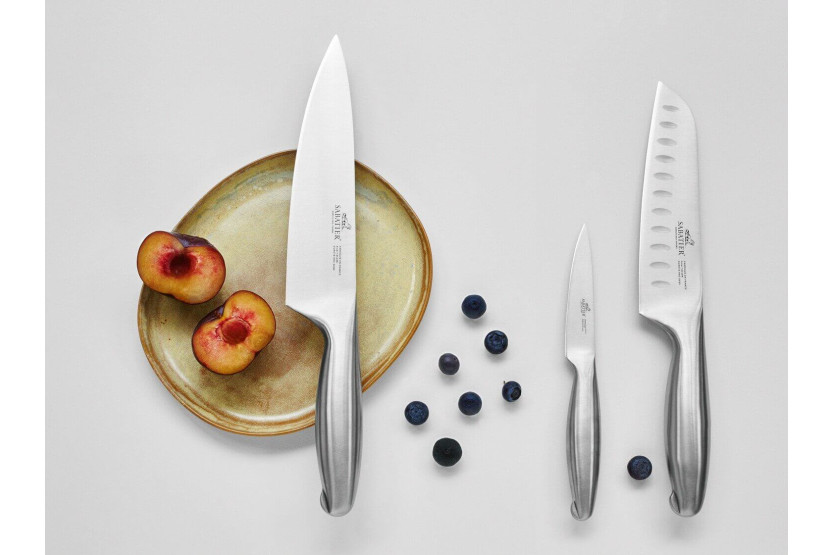 Sabatier Fuso Nitro+ Urtekniv 10 cm Sandvik-blad, helt i rustfrit stål