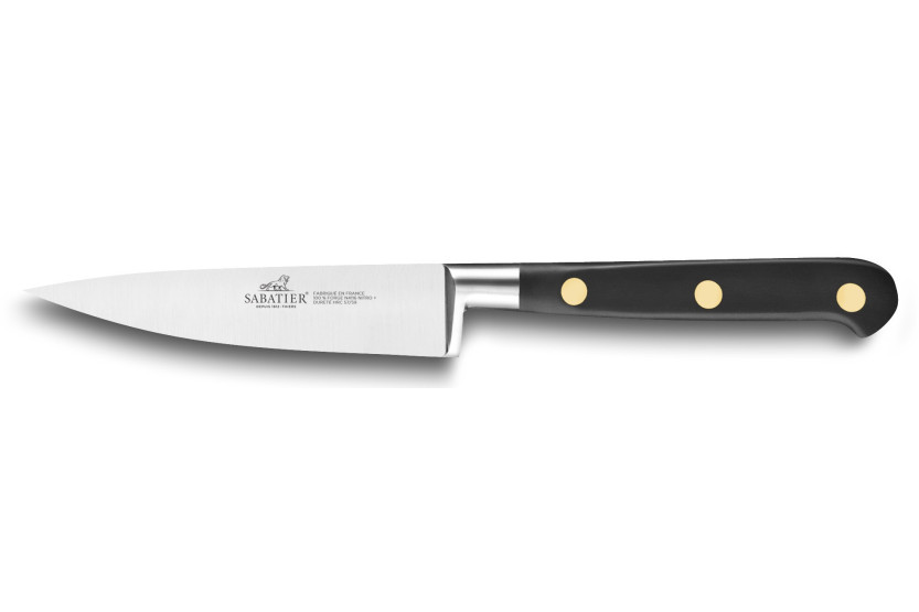 SABATIER Ideal Urtekniv i rustfrit stål 100 % smedede messingnitter 10 cm klinge