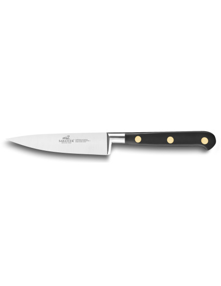 Couteau d'office SABATIER Idéal Inox 100% forgé rivets laiton lame 10cm