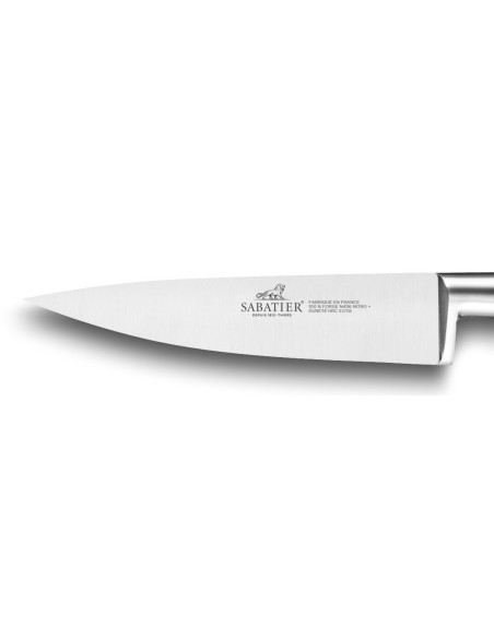 SABATIER Ideell Urtekniv i rustfritt stål 100 % smidde messingnagler 10 cm blad