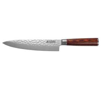 Wusaki Pakka X50 kockkniv 20cm med handtag av pakkawood