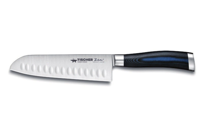 Fischer ZEN 17cm faca santoku profissional extrema dureza