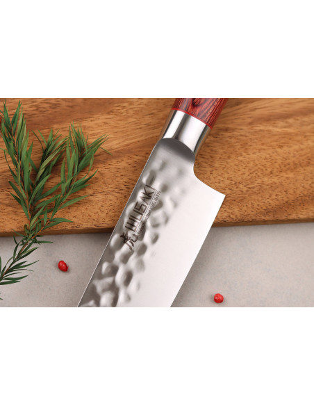Cuchillo de cocinero Wusaki Pakka X50 20cm mango de pakkawood