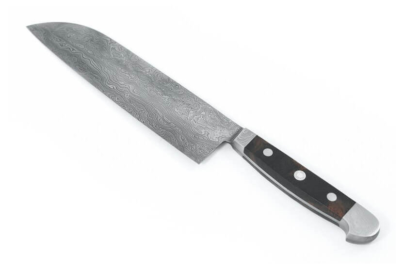Gude Damascussantokumesser 18cm | Gude Damascus Messer