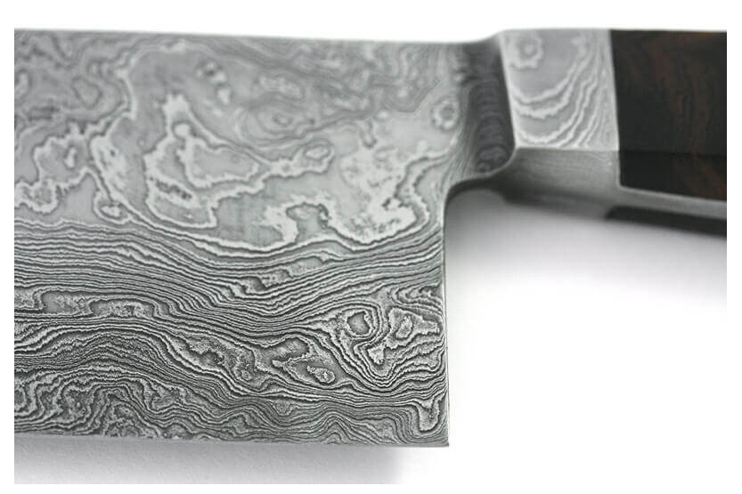 Gude Damascussantokumesser 18cm | Gude Damascus Messer