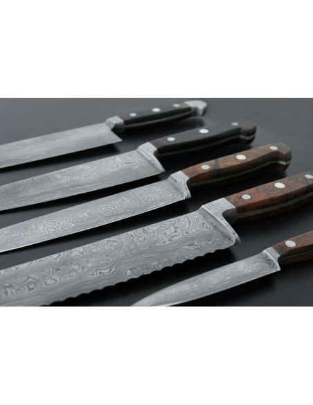 Gude coltello santoku Damasco 18cm | Gude coltello damasco