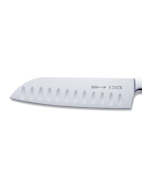 DICK 1905 gesmeed Santokumes 18cm met granton lemmet design handgreep