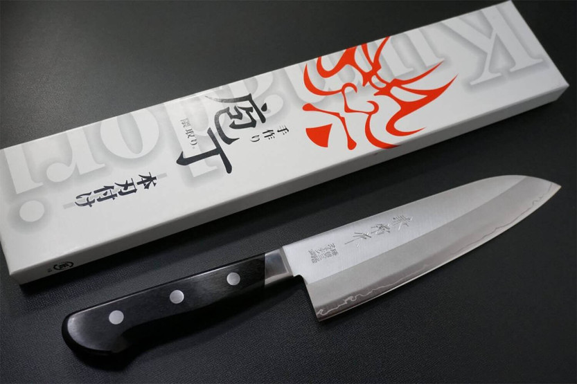 Japansk santoku-kniv Japan Kanetsune 18 cm Sandvik-stål