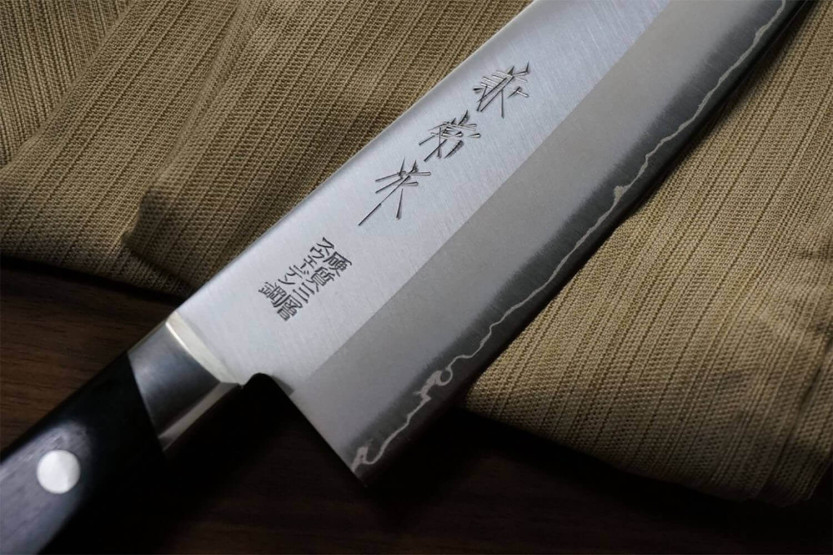 Cuchillo santoku Japón Kanetsune Sandvik 18cm