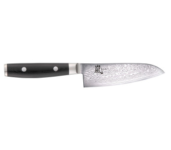 faca santoku de 12,5 cm Yaxell RAN com 69 camadas em damasco