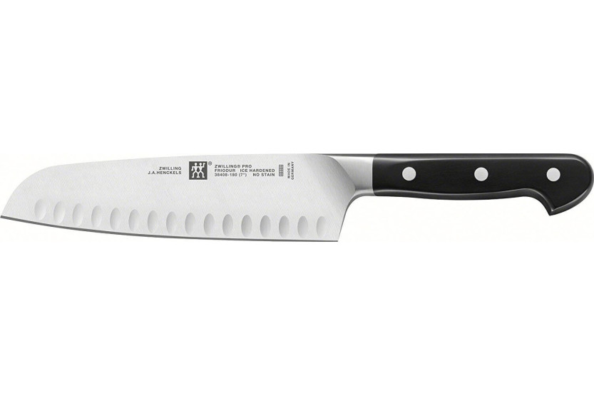 Zwilling Pro Santokumes gesmeed met granton snede 18cm