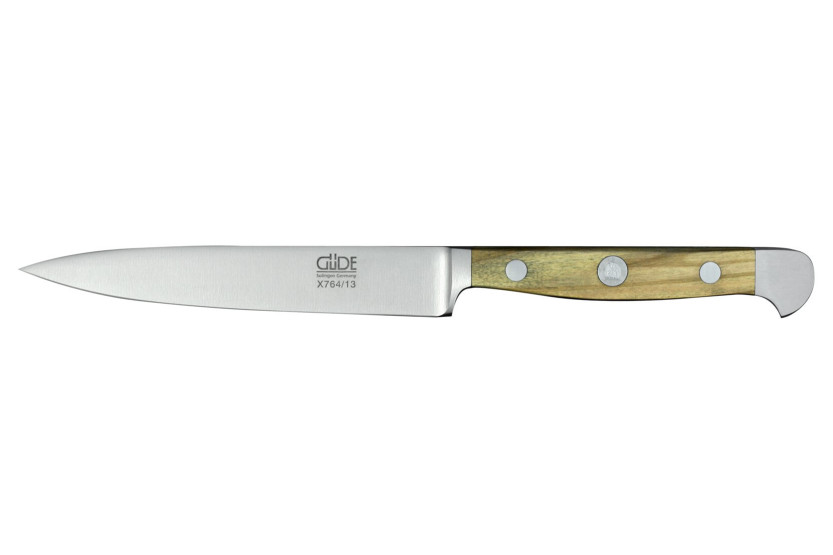 Faca utilitária forjada Güde Alpha Olive 13cm