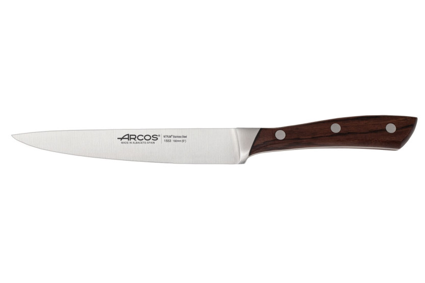 Arcos Natura smidd 16 cm universalkniv i rosentre