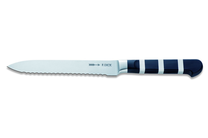 DICK 1905 smidd Allkniv 13cm tandat blad designhandtag