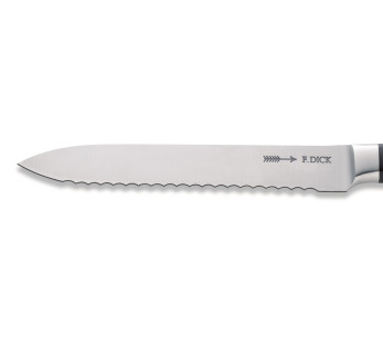 DICK 1905 smidd Allkniv 13cm tandat blad designhandtag 2