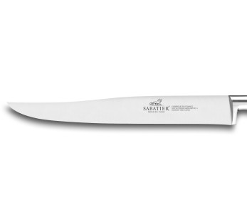 SABATIER Ideal yatagan-kniv 100 % rustfritt stål smidd med messingnagler 20 cm blad 2