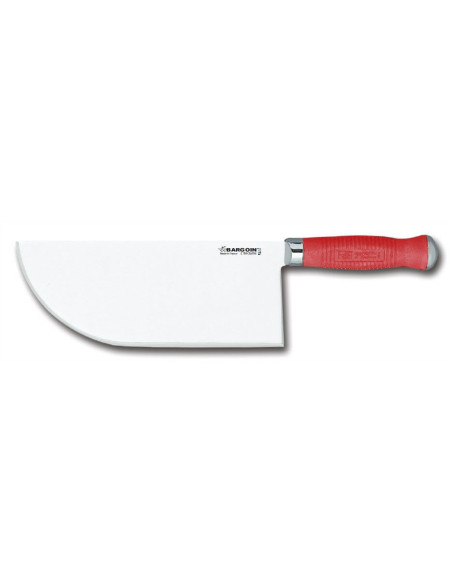 Lihakirves Bargoin punainen ruostumattomasta teräksestä valmistettu suora selkä 26cm 0.7 Kg 0.7 Kg