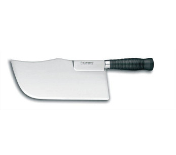 Forsterket kjøttøks Bargoin svart buet rygg 24 cm 0,75 kg
