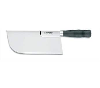 Hacha de carnicero reforzado Bargoin negro lomo recto 28cm 0.91 Kg