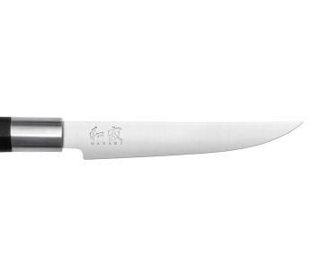 Sett med 2 KAI Wasabi Black japanske biffkniver, blad 11 cm 2