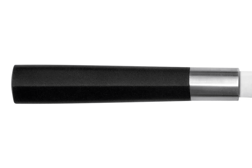 Sett med 2 KAI Wasabi Black japanske biffkniver, blad 11 cm