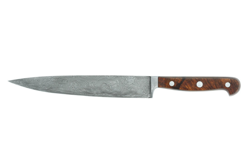Gude Damaskus Trancherkniv 21cm