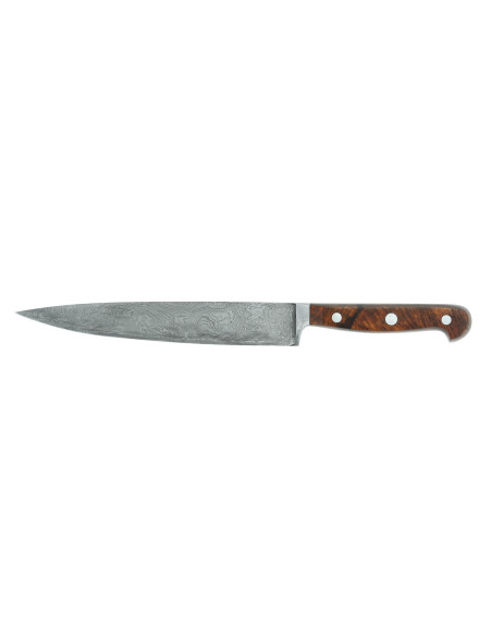 Gude Damaskus Trancherkniv 21cm