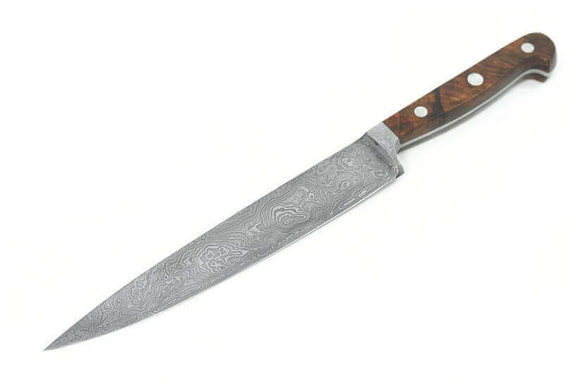 Gude Damaskus Trancherkniv 21cm
