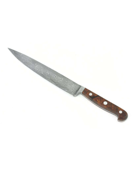 Gude Damaskus Trancherkniv 21cm