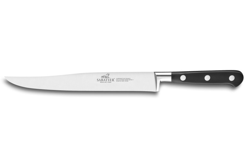 Cuchillo para trinchar Ideal SABATIER 100% acero inoxidable forjado Hoja de 20 cm