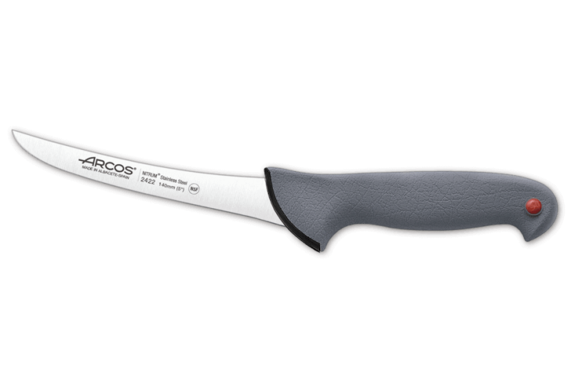 Arcos Colour Prof gebogen professioneel uitbeenmes 14cm