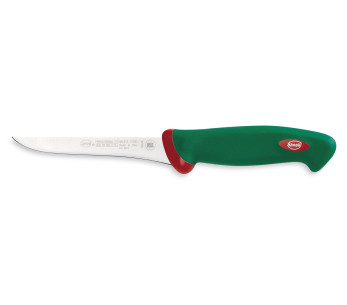 SANELLI Premana professionel Udbenerkniv 14 cm tyndt blad grønt håndtag