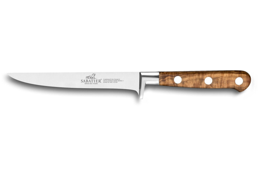 Faca para desossar Sabatier Provençao 100% forjada 13cm cabo em madeira de oliveira