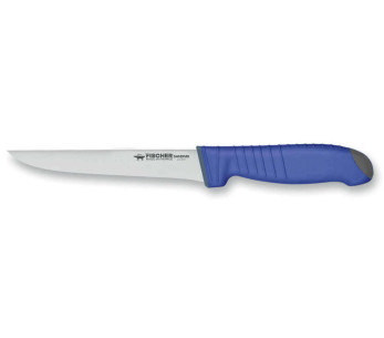 Faca para desossar Fischer SWE-STEEL 14cm semi-flexível com dorso reto e cabo ultra-confortável