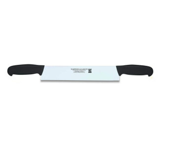 Faca para queijo 2 cabos preta 32cm Martinez & Gascon