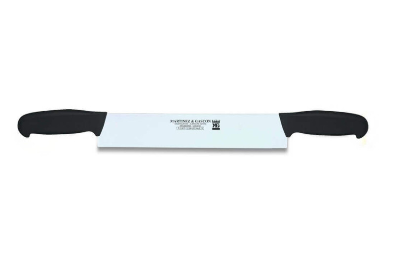 Coltello da formaggio 2 manici nero 32cm Martinez & Gascon