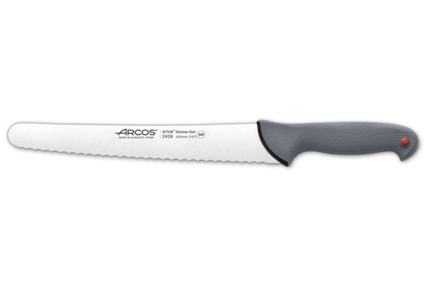 Arcos Colour Prof serrated profesjonell Konditorkniv 25 cm