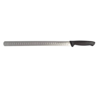 Faca para presunto Bargoin Creative Chef 28cm cabo preto lâmina com convinhas